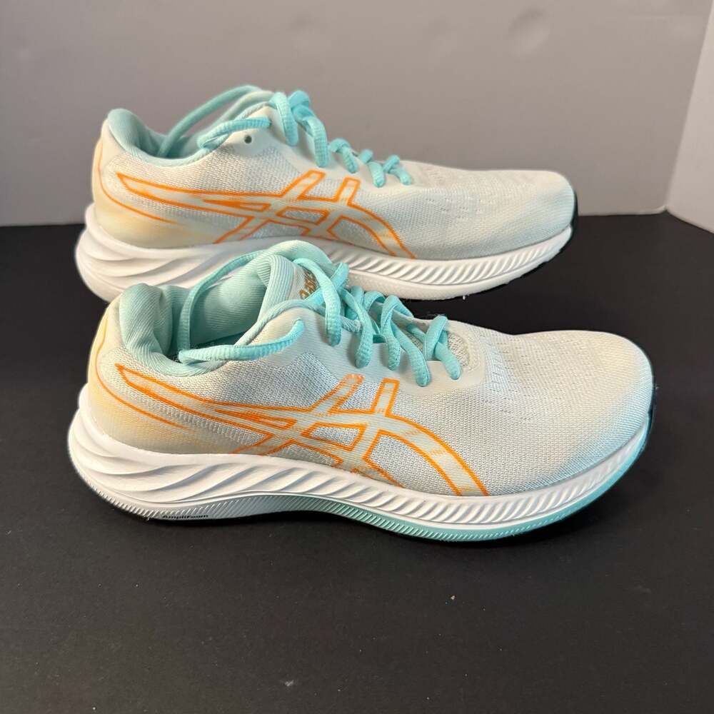 Asics Gel-Excite 9 Running Shoes White/Blue Women's Size 6